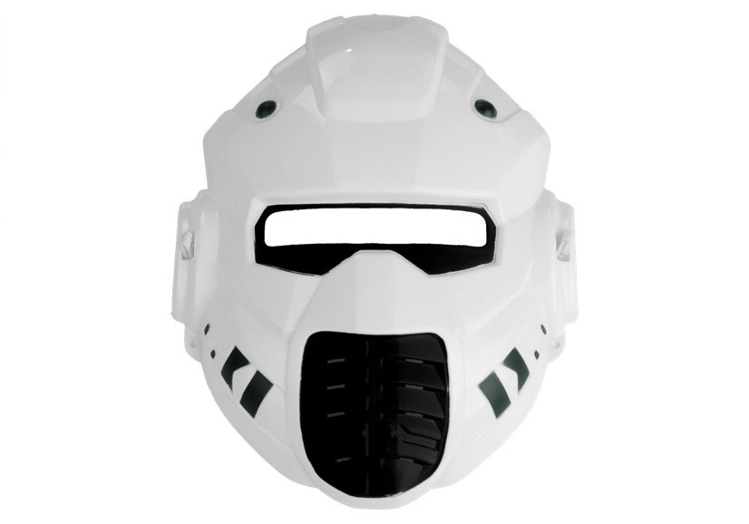 Pistolet s maskou LEAN Toys pro děti od 3 let — V provozu