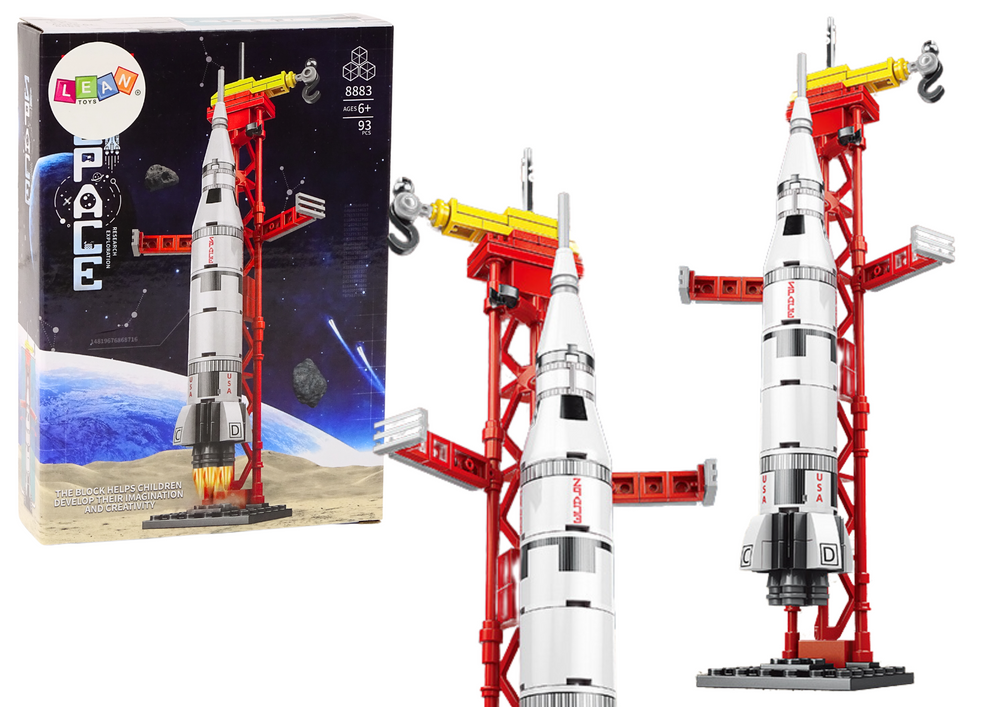 Stavebnice Vesmírná Loď Kosmická Raketa 93 dílů