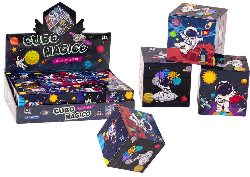Magická Vesmírná Kostka Vzdělávací Puzzle Hra Logická