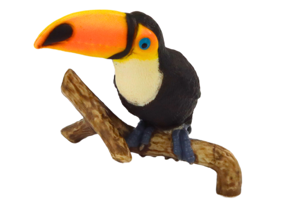 Velký Tukan - Svět Zvířat Figurka LEAN Toys 7 x 5 x 4 cm, pro děti od 3 let — Detail