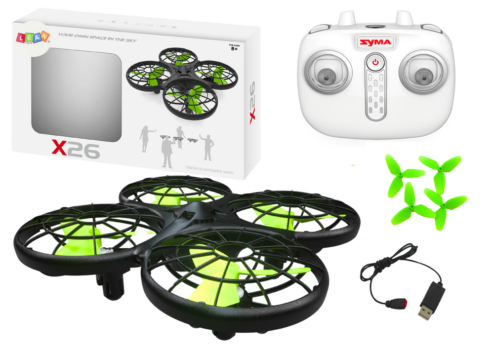 Dálkově ovládaný dron X26 SYMA Černý
