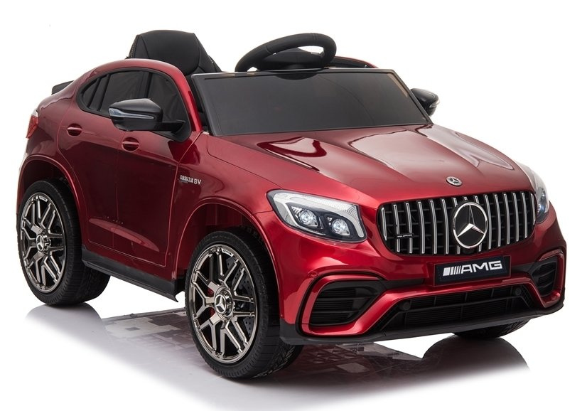 Detské elektrické auto Mercedes GLC 63S QLS-5688, červený lak, 4x4