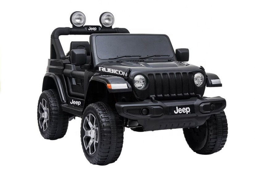 Elektrické auto Jeep Wrangler 4x4 čierne LEAN Toys 180 W 12 V – terénne vozidlo s diaľkovým ovládaním