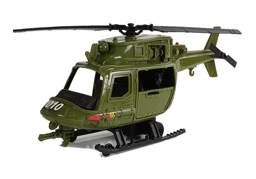 Vojenská ponorka 54 cm s vrtulníkem a zvuky od LEAN Toys pro děti od 3 let — V provozu