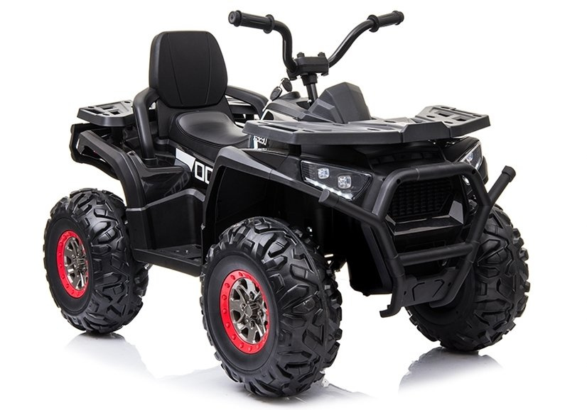 Elektrická štvorkolka LEAN Toys XMX607, čierna, 12 V, so 4 motormi, pre deti od 3 rokov