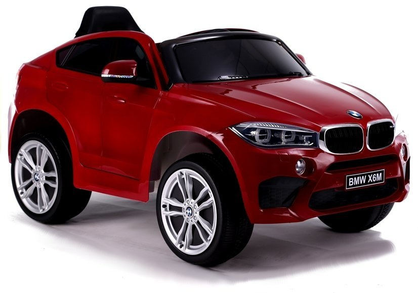 Elektrické autíčko BMW X6M LEAN Toys bordové 12 V 2x45 W s diaľkovým ovládaním