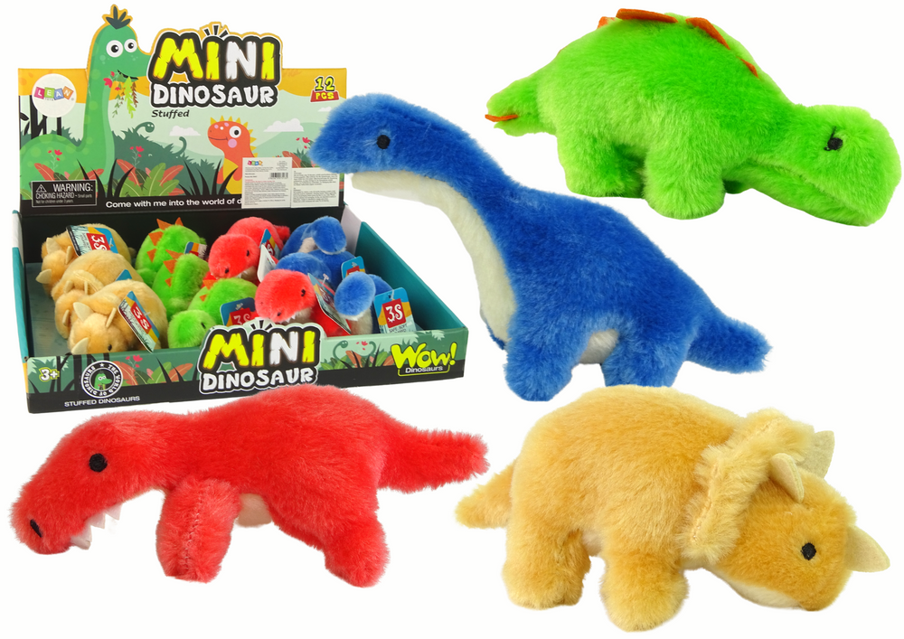 Mini Plyšové Zvířátko Dinosaurus 4 Druhy