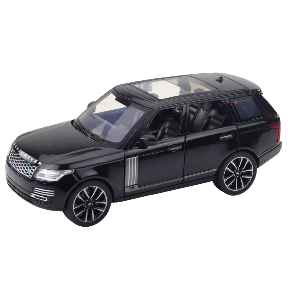 Model autíčka Range Rover 1:32 černý se zvukovými efekty – LEAN Toys — Detail