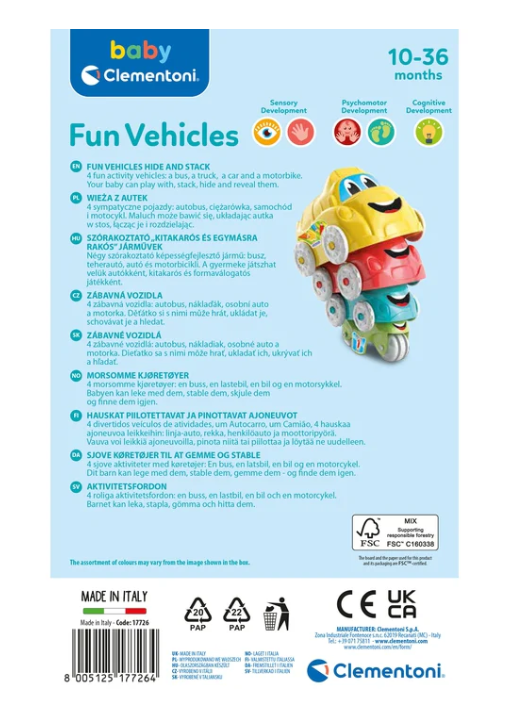 Auto Věž Set LEAN Toys - Kreativní Hračka pro Děti 10-36 Měsíců — V provozu