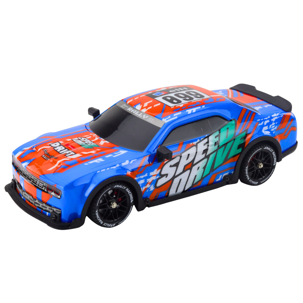 Driftovací RC auto LEAN Toys s LED podsvícením pro děti od 8 let — Detail LED podsvícení