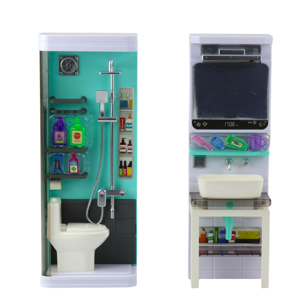 Koupelnová hračka LEAN Toys se světly a zvuky — Detail sprchy