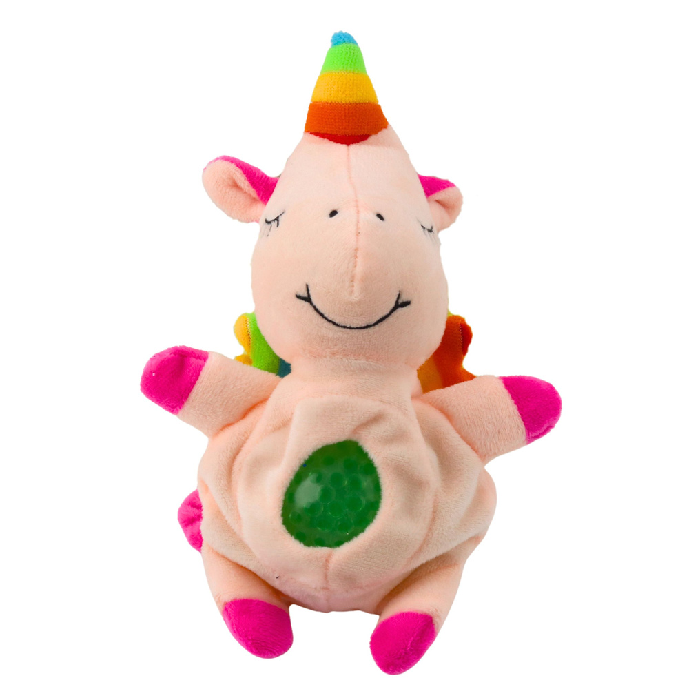 Senzorický Pluszak LEAN Toys s Vodními Kuličkami 20 cm — V provozu