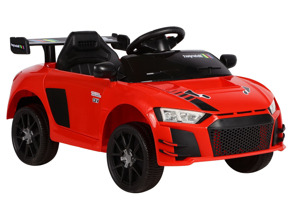 Elektrické autíčko LEAN TOYS 915, červené, s diaľkovým ovládaním a 2x45 W motormi pre deti