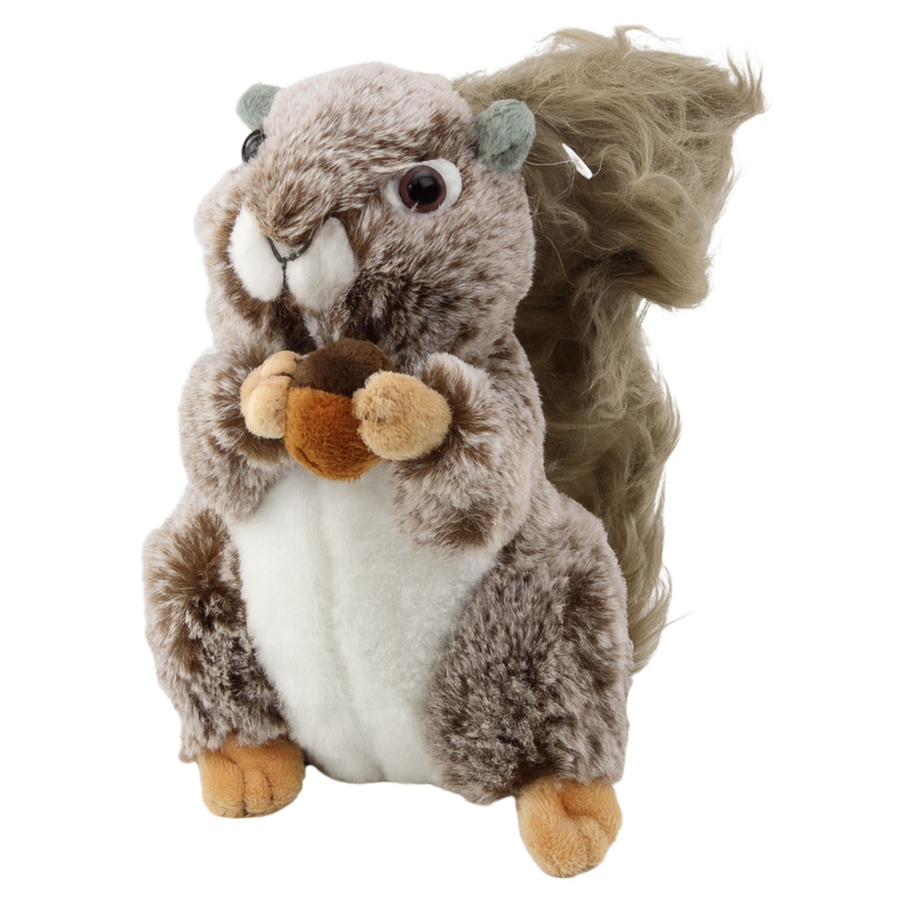 Plyšová veverka LEAN Toys 18 cm — Celkový pohled