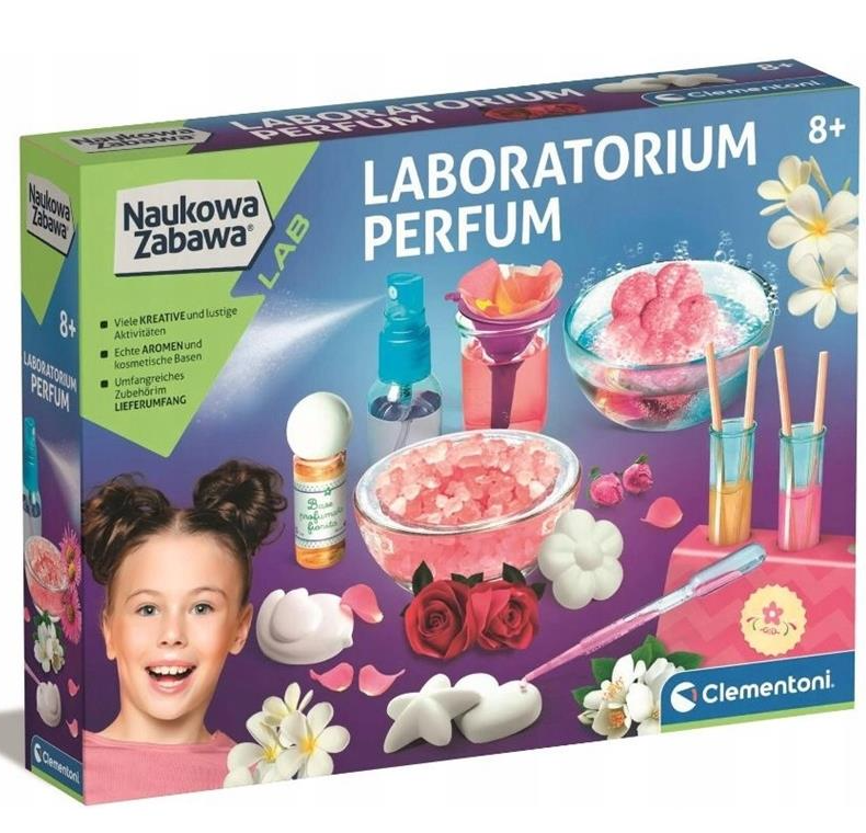 Laboratórium vôní – Kreatívna sada na výrobu parfémov pre deti Clementoni