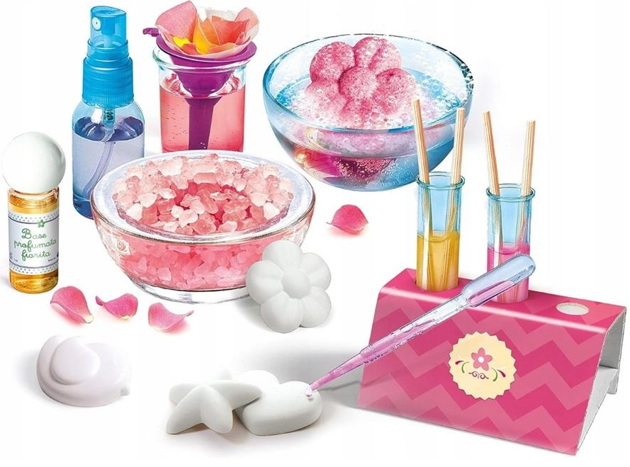 Laboratoř Vůní - Kreativní Sada na Výrobu Parfémů Clementoni — Detail sady