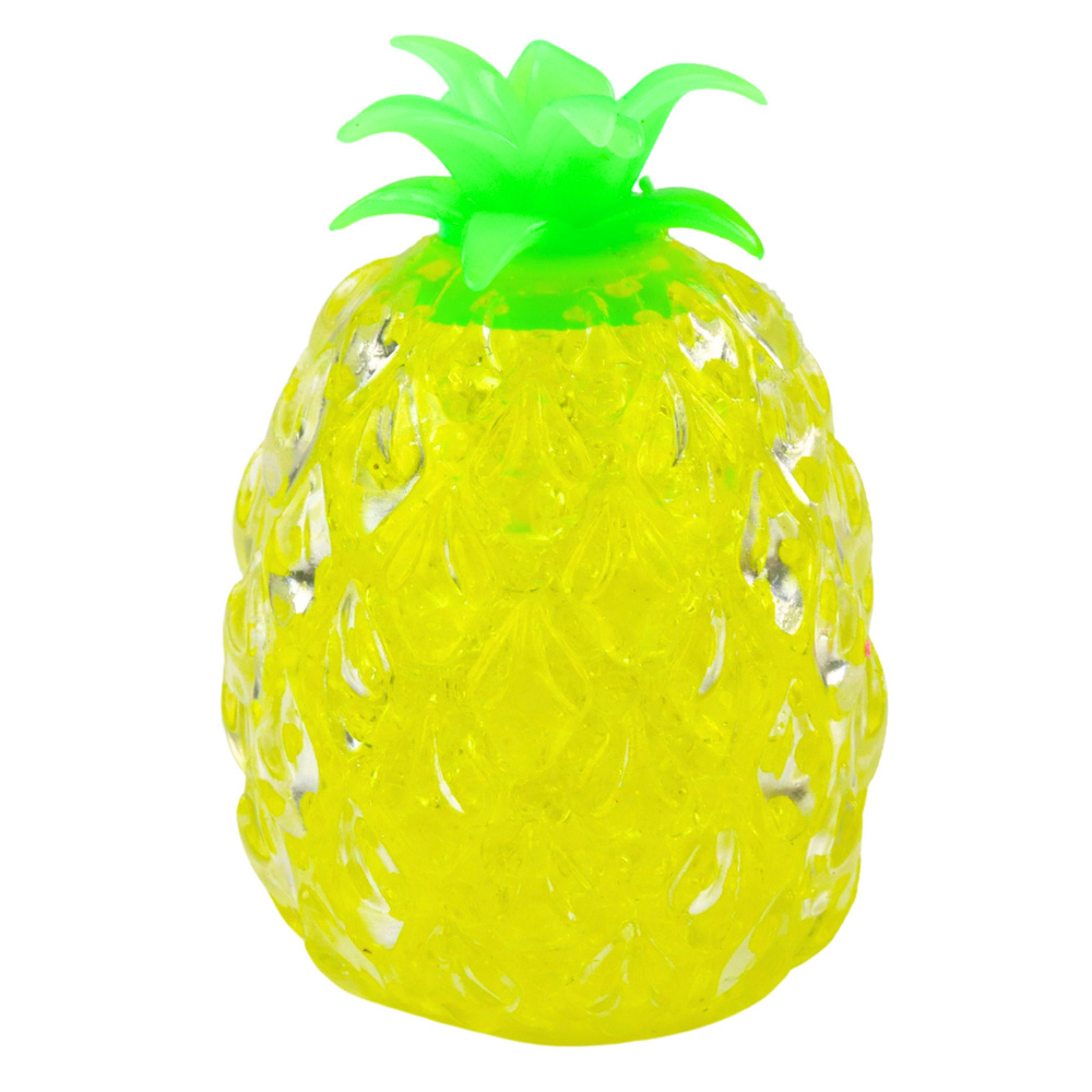 Antistresový ananas LEAN Toys s hydrogelovými kuličkami — Detail