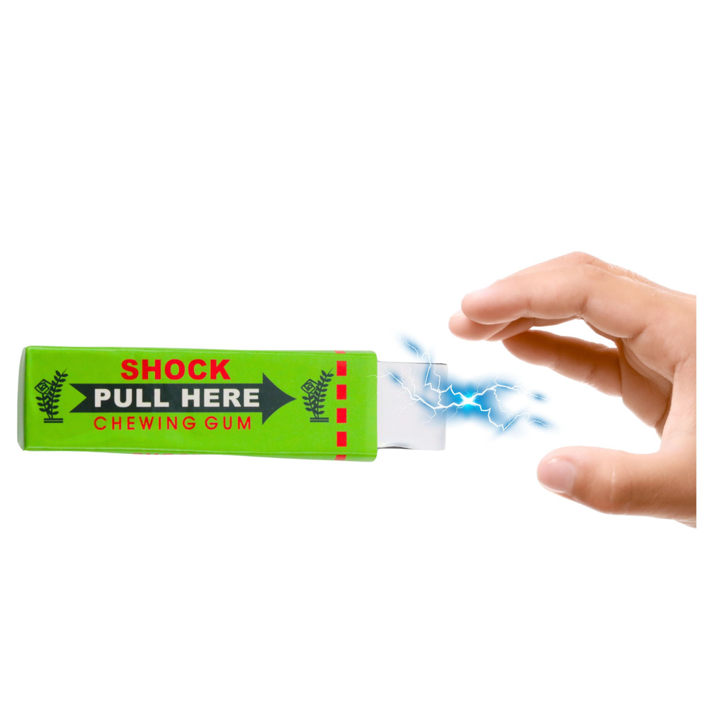 Elektrická žvýkačka LEAN Toys – bezpečný šok pro dospělé od 14 let — V provozu