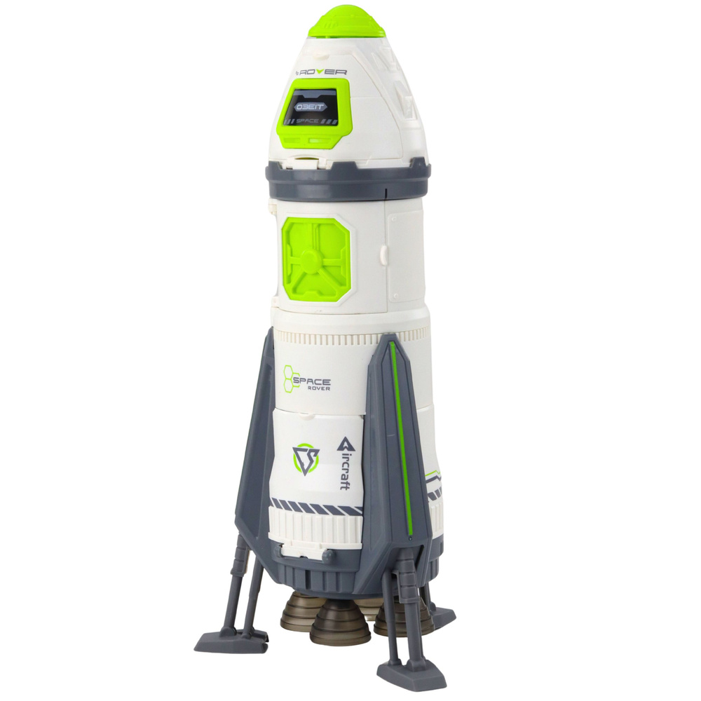 Interaktivní raketa LEAN Toys s astronauty a zvuky pro děti od 3 let — Detail