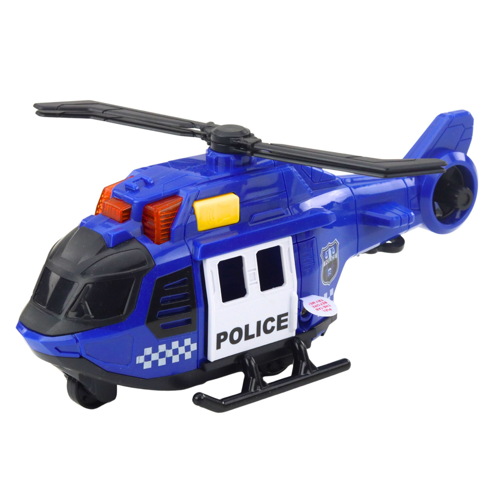 Policejní helikoptéra LEAN Toys se světelnými a zvukovými efekty, pro děti od 3 let — Detail