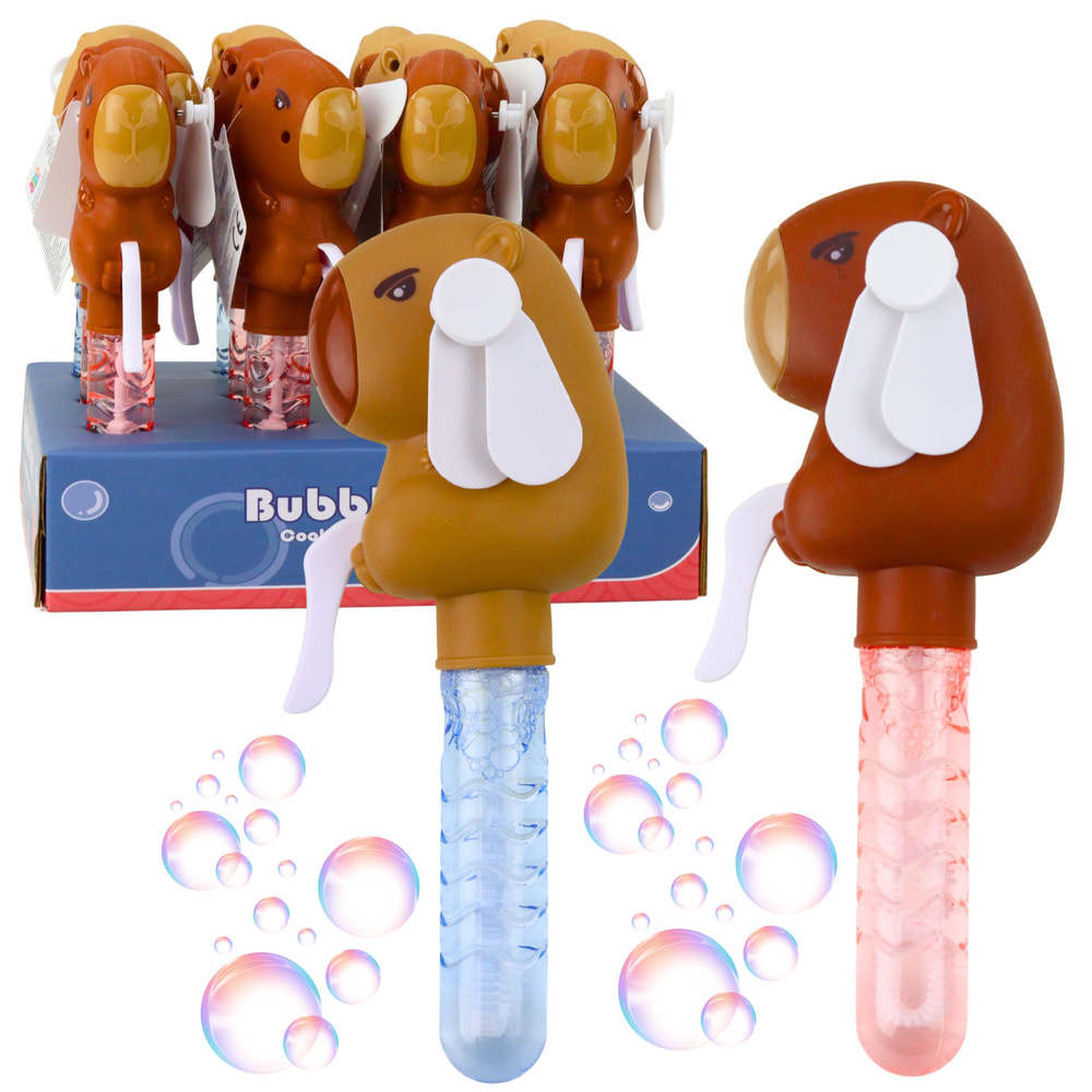 Vetračná tyčinka 2 v 1 Kapibara: Vytvorte veselé bublinky 19 cm, zmiešané