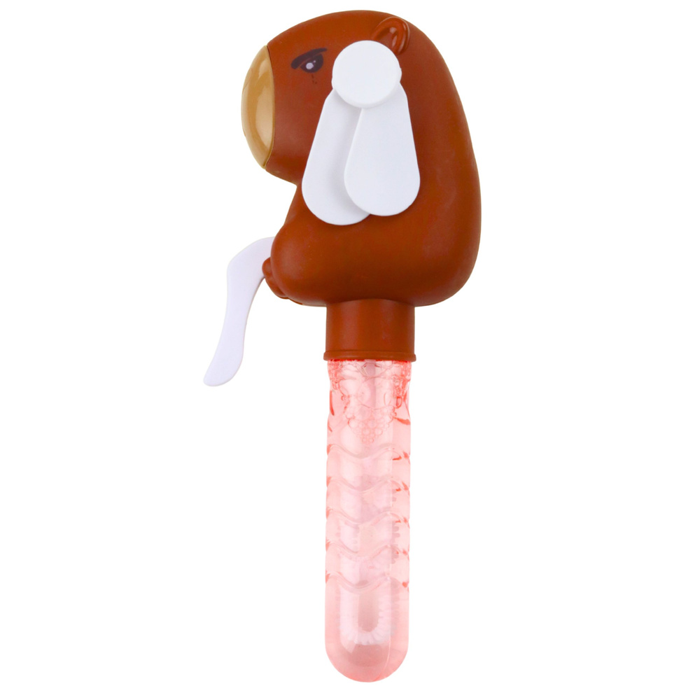 Větrací hůlka 2v1 LEAN Toys: Kapibara s 3 očky pro baňky, pro děti od 3 let — V provozu