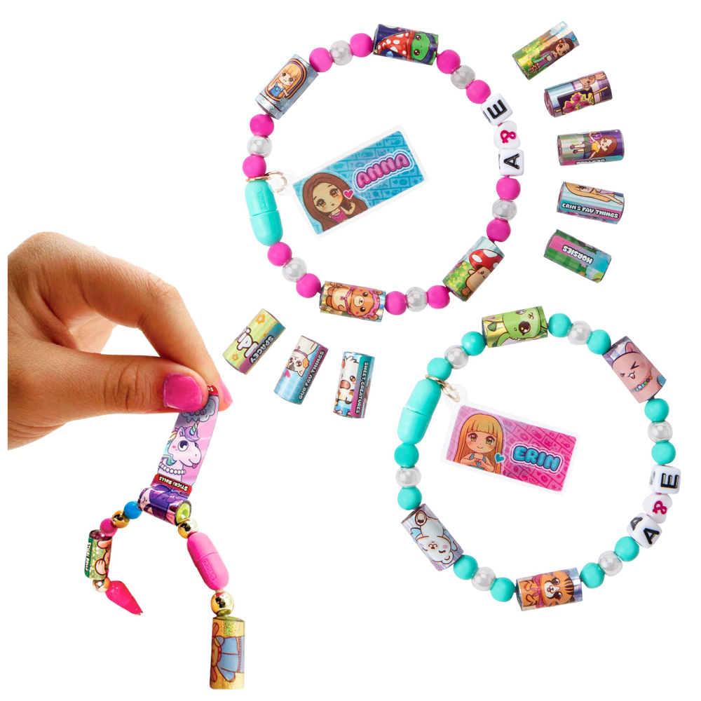 Kreativní sada pro výrobu šperků LEAN Toys, 480 kusů pro děti od 6 let — Detail