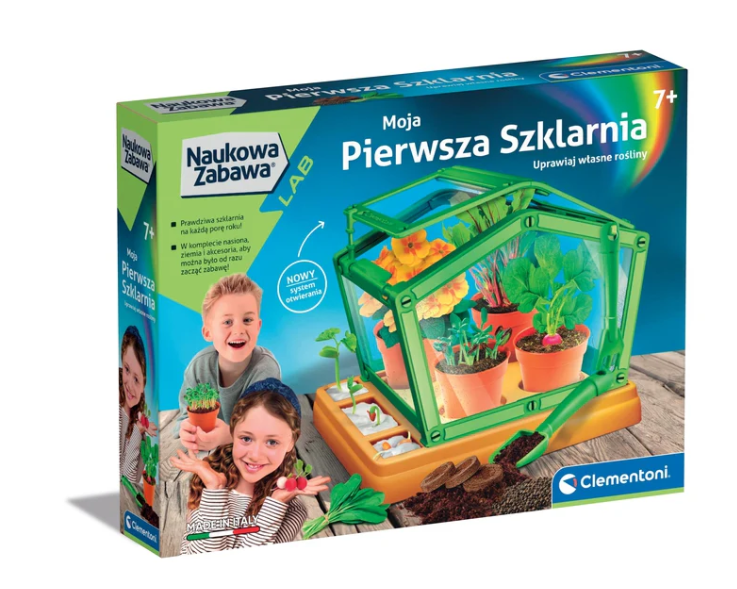 Clementoni Moje prvé botanické laboratórium – Skleník pre deti od 7 rokov