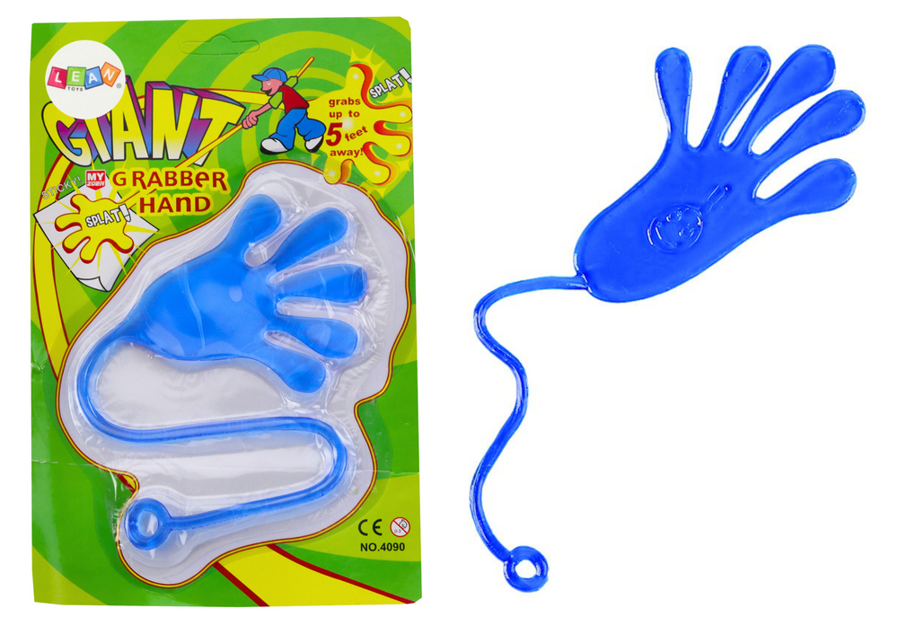Elastická Lepící Ruka Glut Slime Modrá