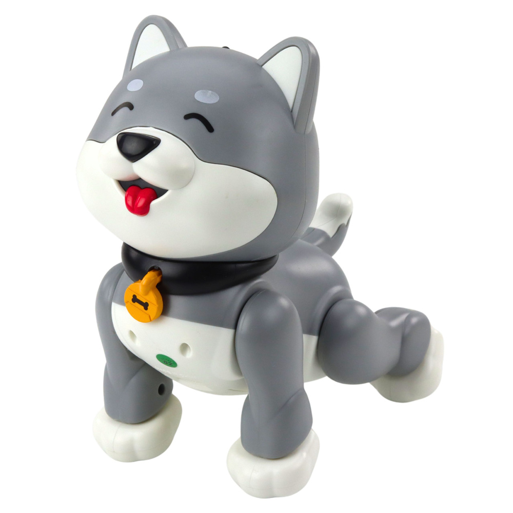 LEAN Toys Interaktivní Robo Pes Husky - hlasové ovládání, programování, pro děti od 3 let — Detail