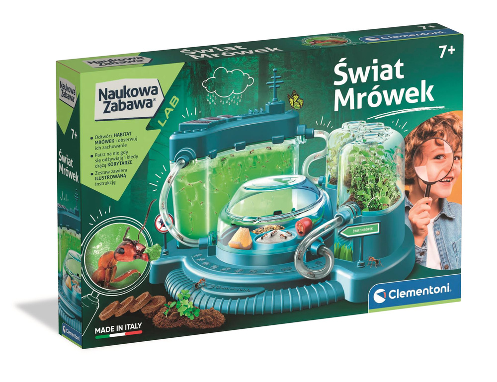 Interaktivní Laboratoř Mravenců Clementoni pro Děti od 7 Let — Celkový pohled