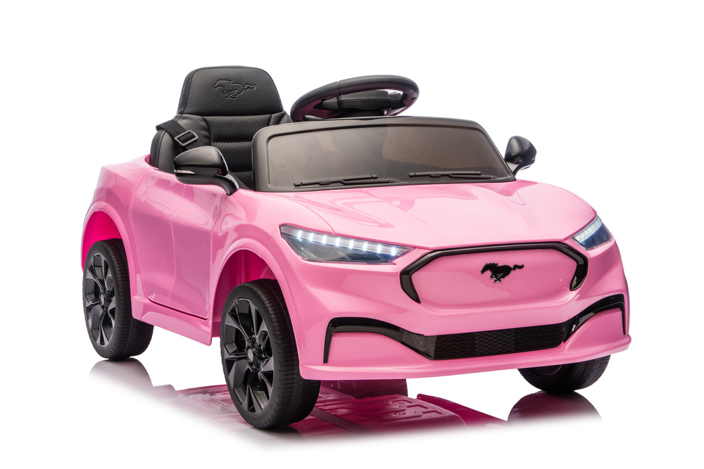 Dětské elektrické auto LEAN CARS růžové s 2x45 W motorem a 24 V baterií — Celkový pohled