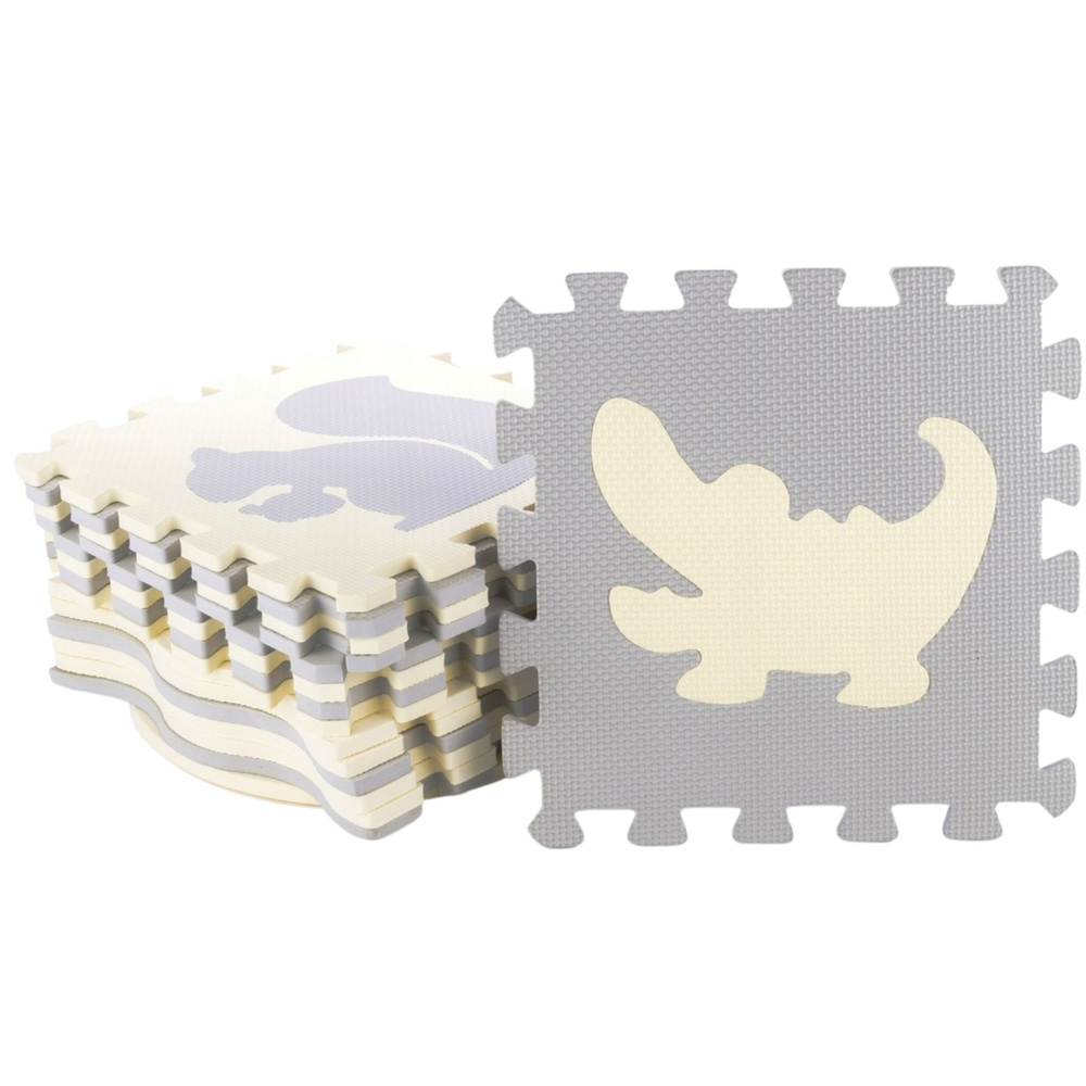 Pěnová puzzle podložka LEAN Toys s motivem zvířátek pro děti od 3 let — Detail