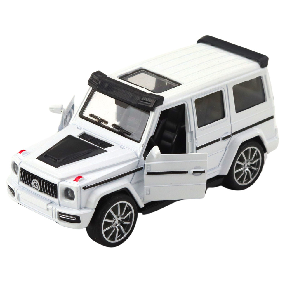 Kovový model SUV s otevíracími dveřmi a světly LEAN Toys 5 x 6 x 12 cm — Detail