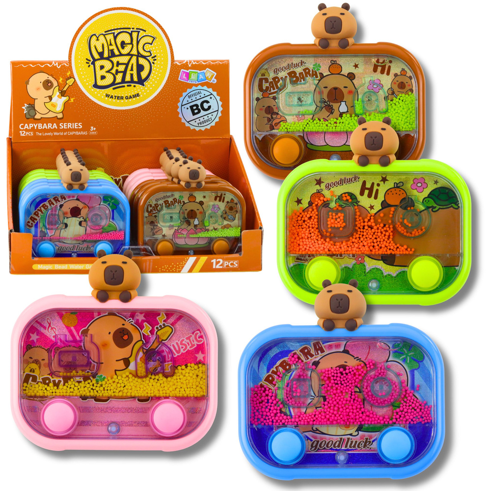 Vodní hra s podsvícením LEAN Toys Kapibara — Celkový pohled