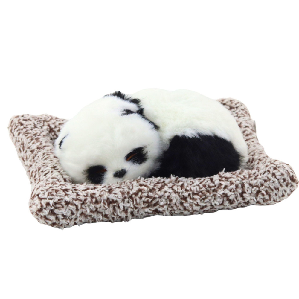 LEAN Toys Spící Panda na Polštáři s Průhlednou Taškou +3 let — Detail
