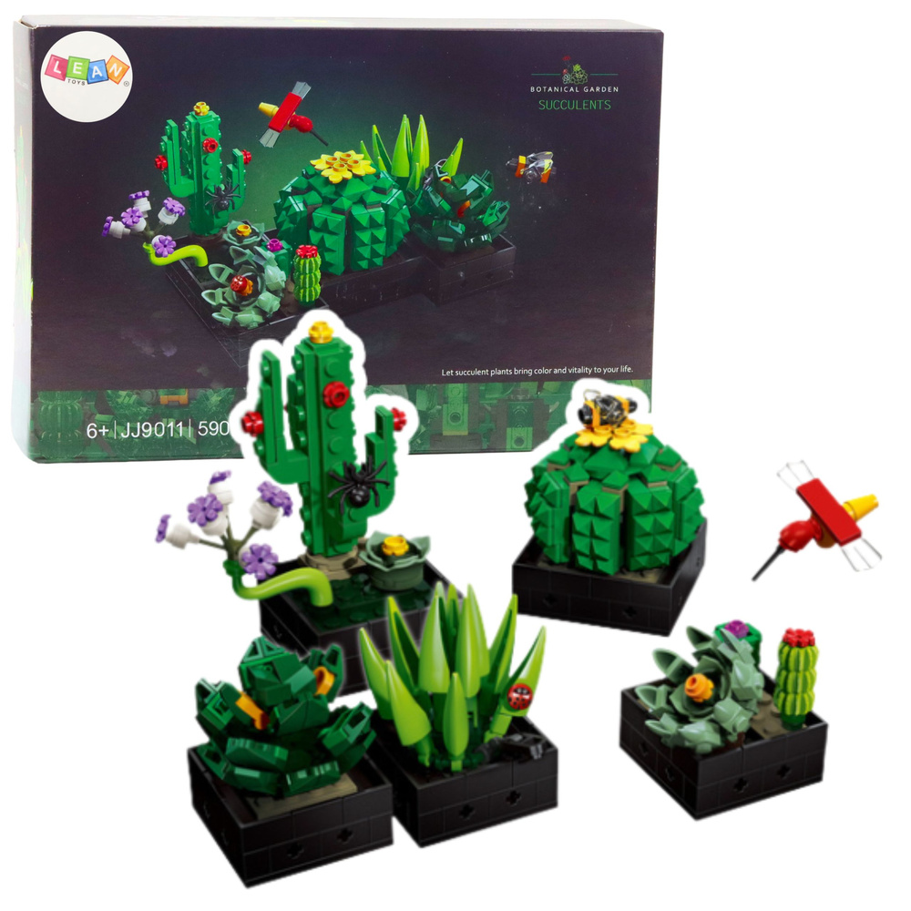 Stavebnice Kaktusové Umění 590 ks