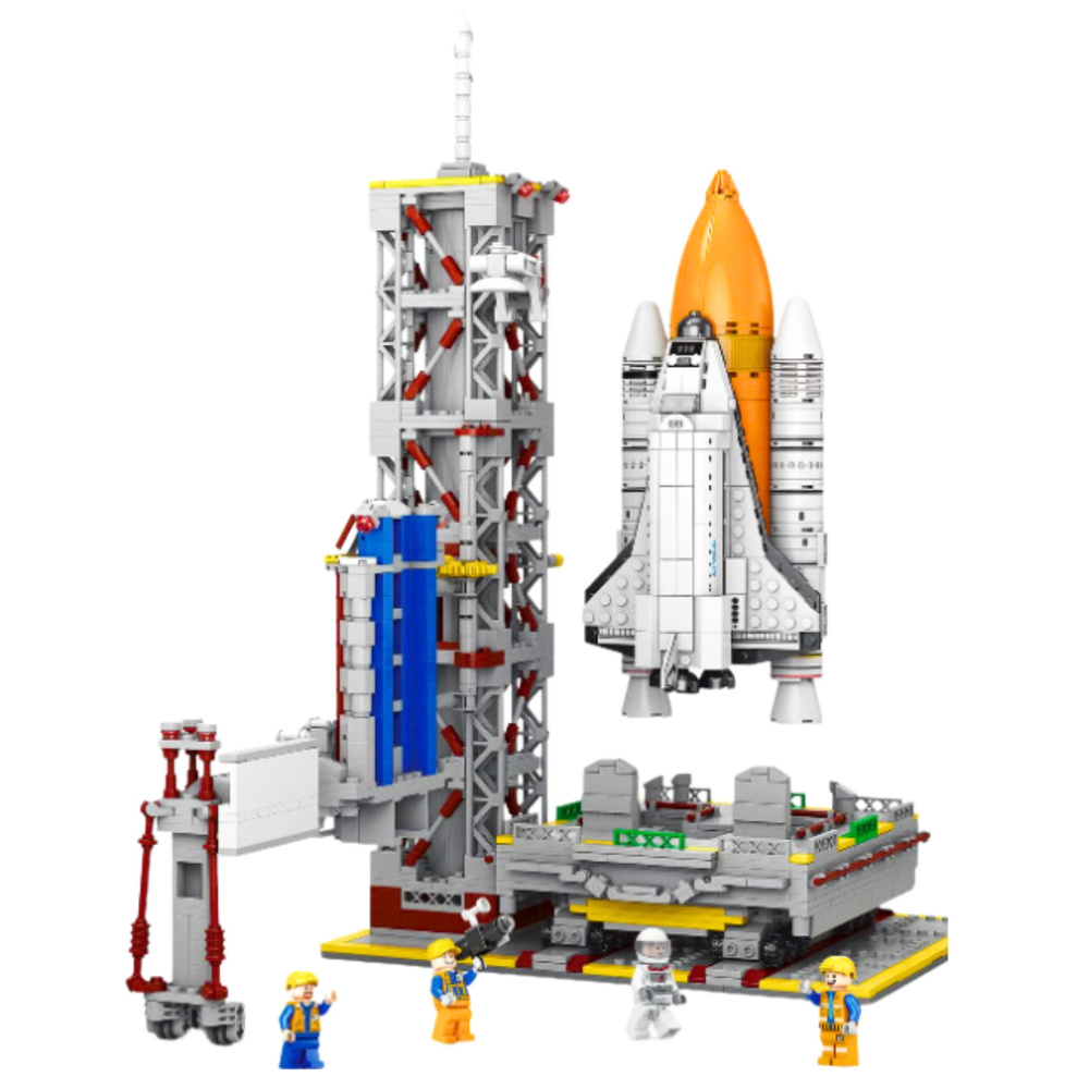 Vesmírná stavebnice raketa a startovací věž 1670 ks — Detail