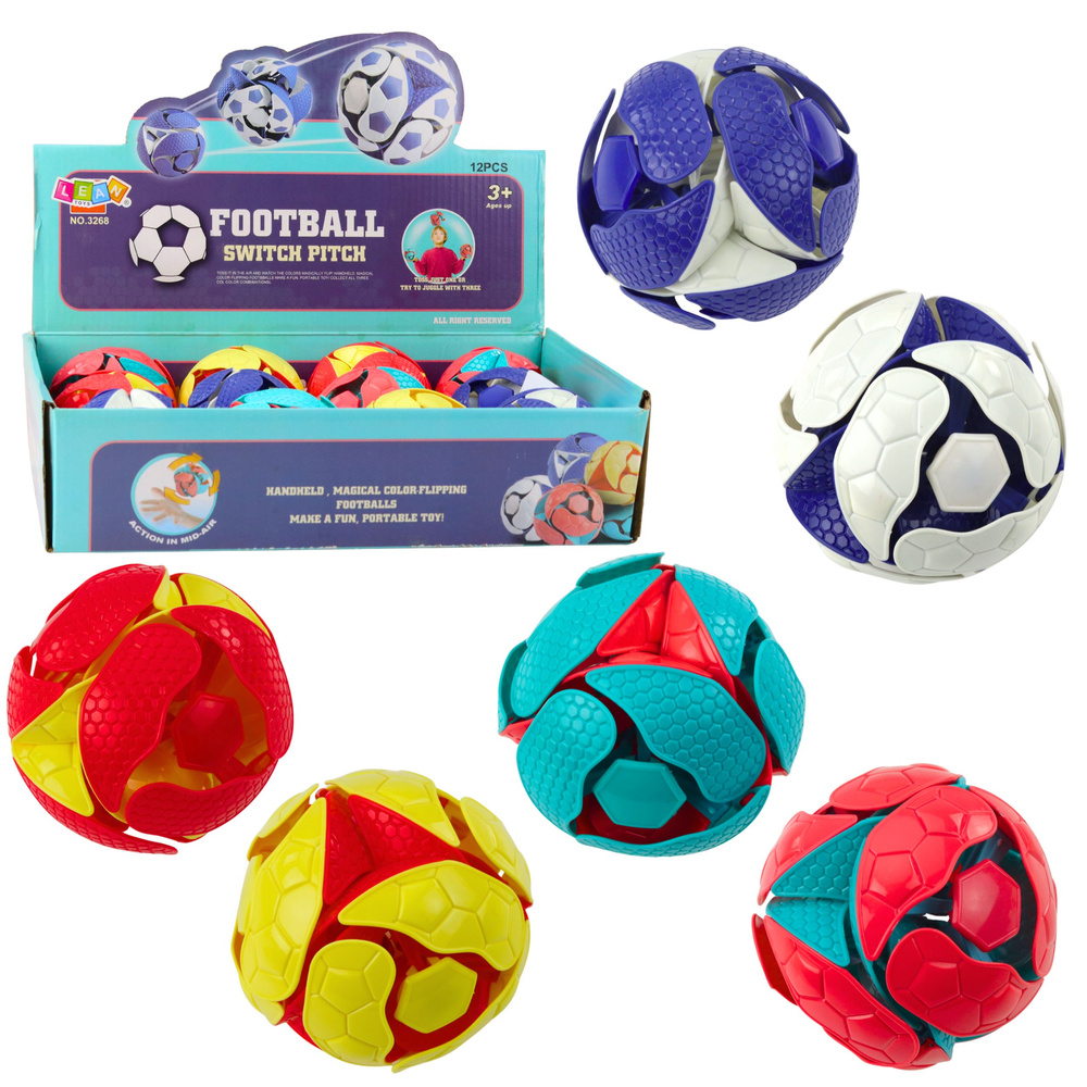 Míč pro házení a žonglování LEAN Toys průměr 8 cm pro děti od 3 let — Celkový pohled