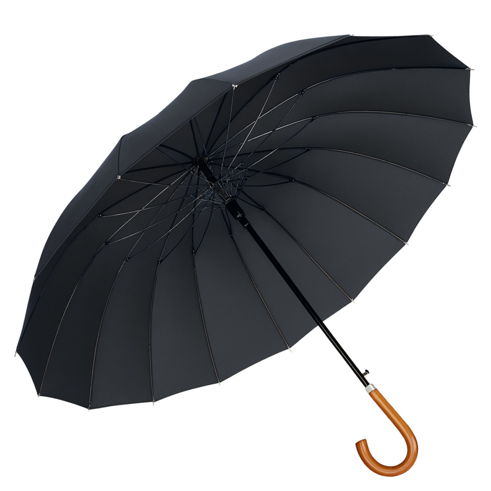 Parasol LEAN 115 cm s 24 žebry a pokrvičem na rameno — Detail parasolu