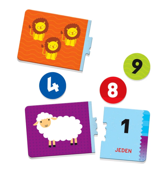 Clementoni Edukační Hra Čísla Matematika Česko-Anglicky Pro Děti 3-5 Let — Detail
