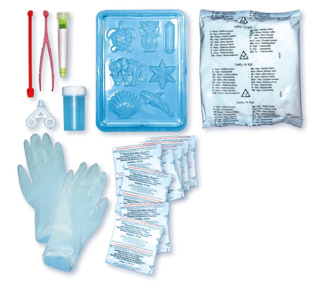 LEAN Toys Kreativní Fluorescenční Krystaly – vědecká zábava pro děti od 8 let — V provozu
