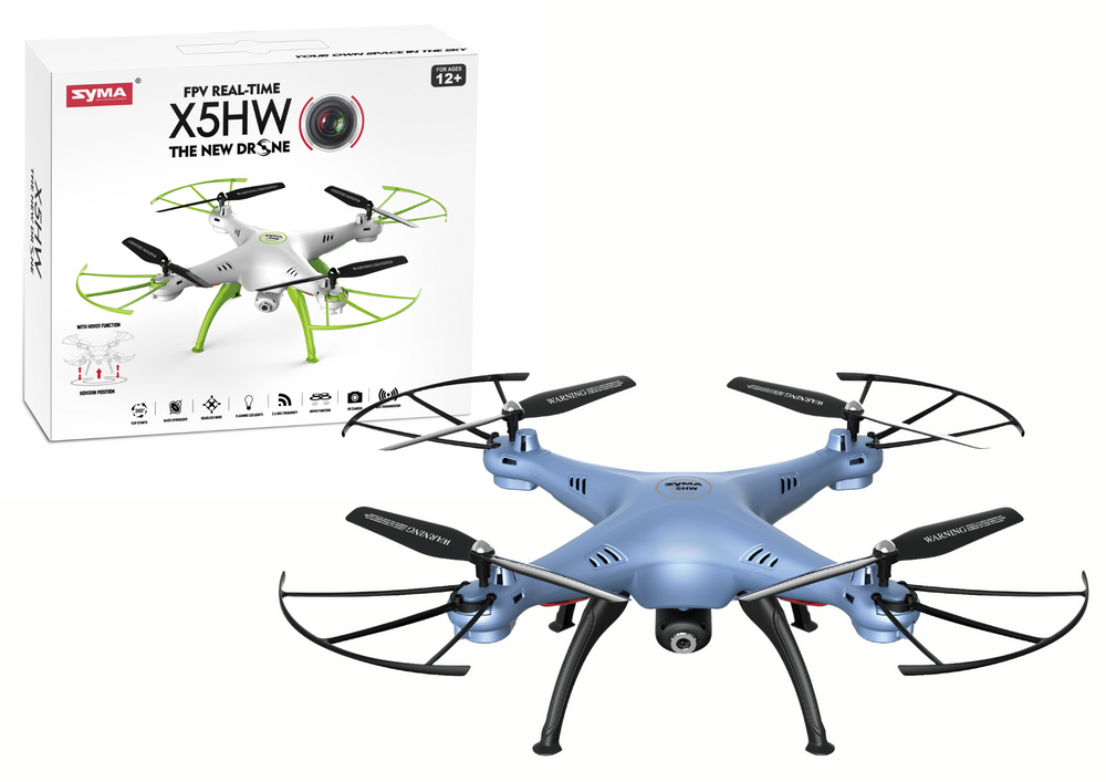 Dálkově Ovládaný Dron X5HW SYMA Modrý