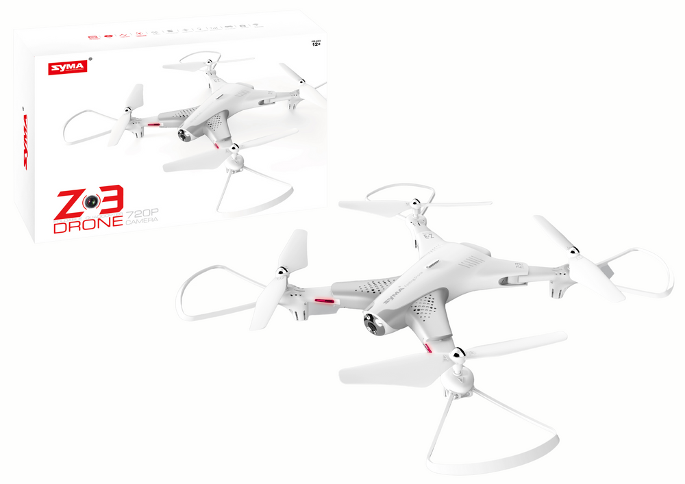 Dálkově ovládaný dron Z3 720P kamera SYMA bílý