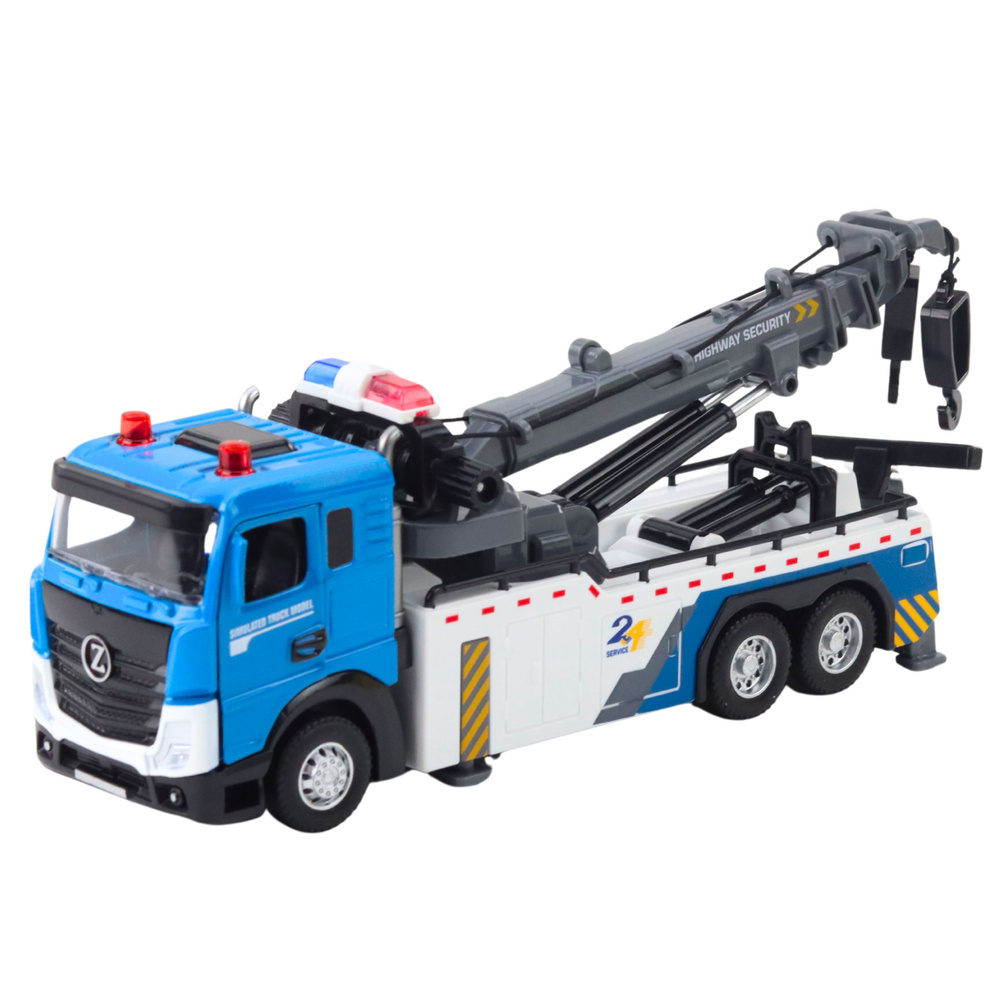 Záchranářská těžká technika LEAN Toys se světlem a zvukem — Detail