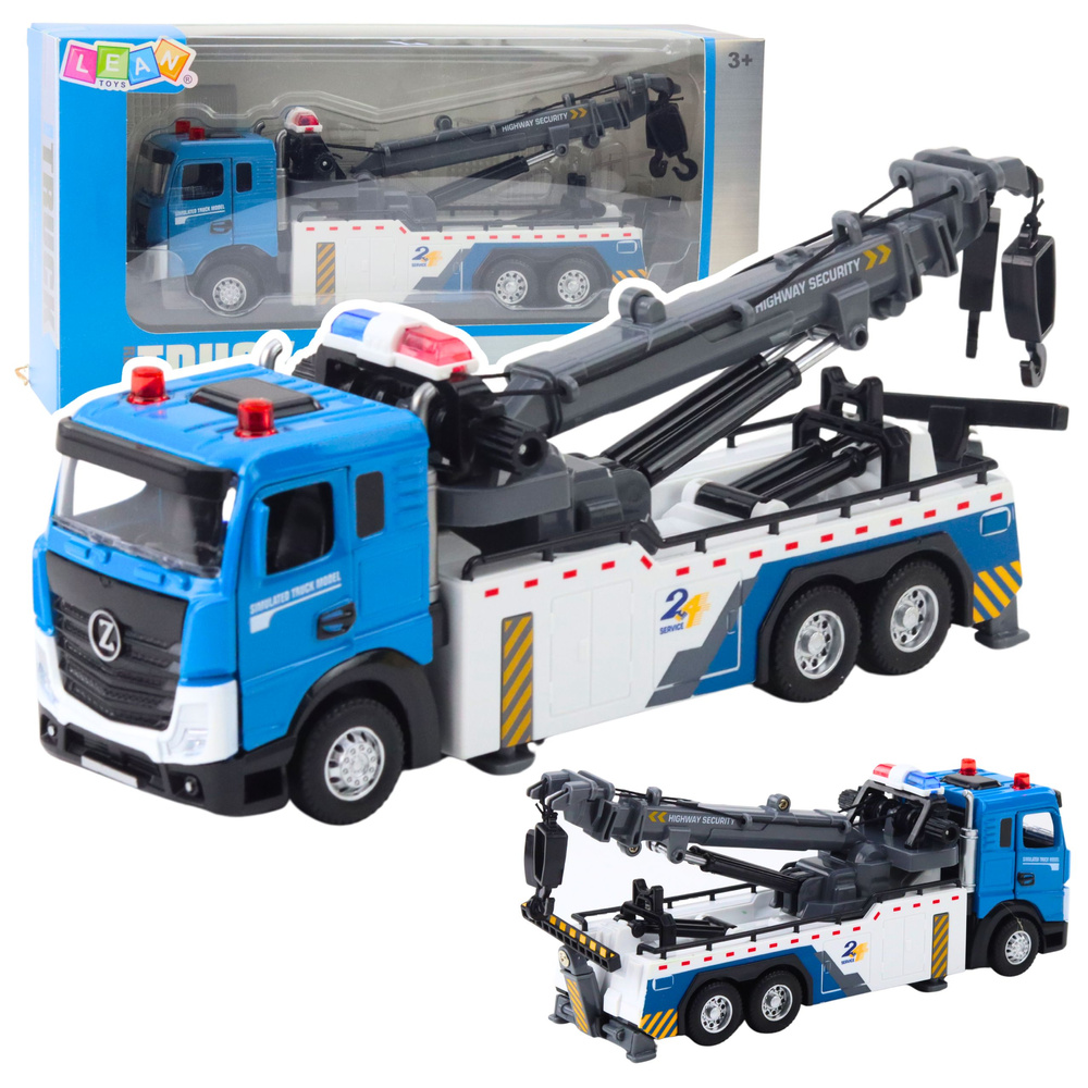 Záchranářská těžká technika LEAN Toys se světlem a zvukem — Celkový pohled