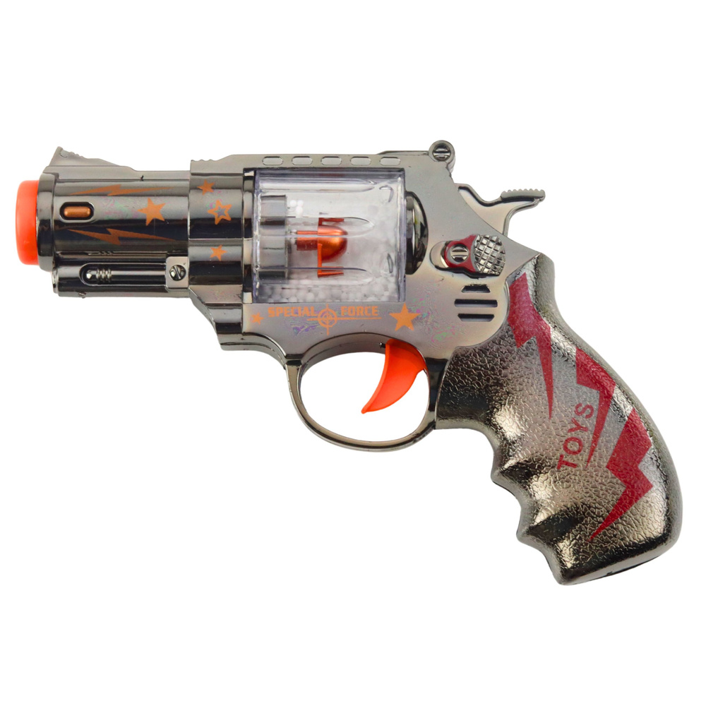 Revolver LEAN Toys s efekty pro děti od 3 let — Detail