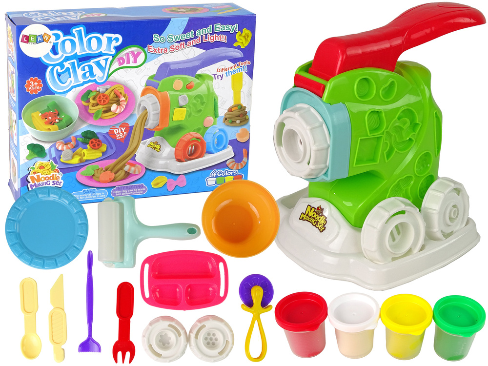 Dětský set na výrobu těstovin - kreativní sada s modelínou a doplňky