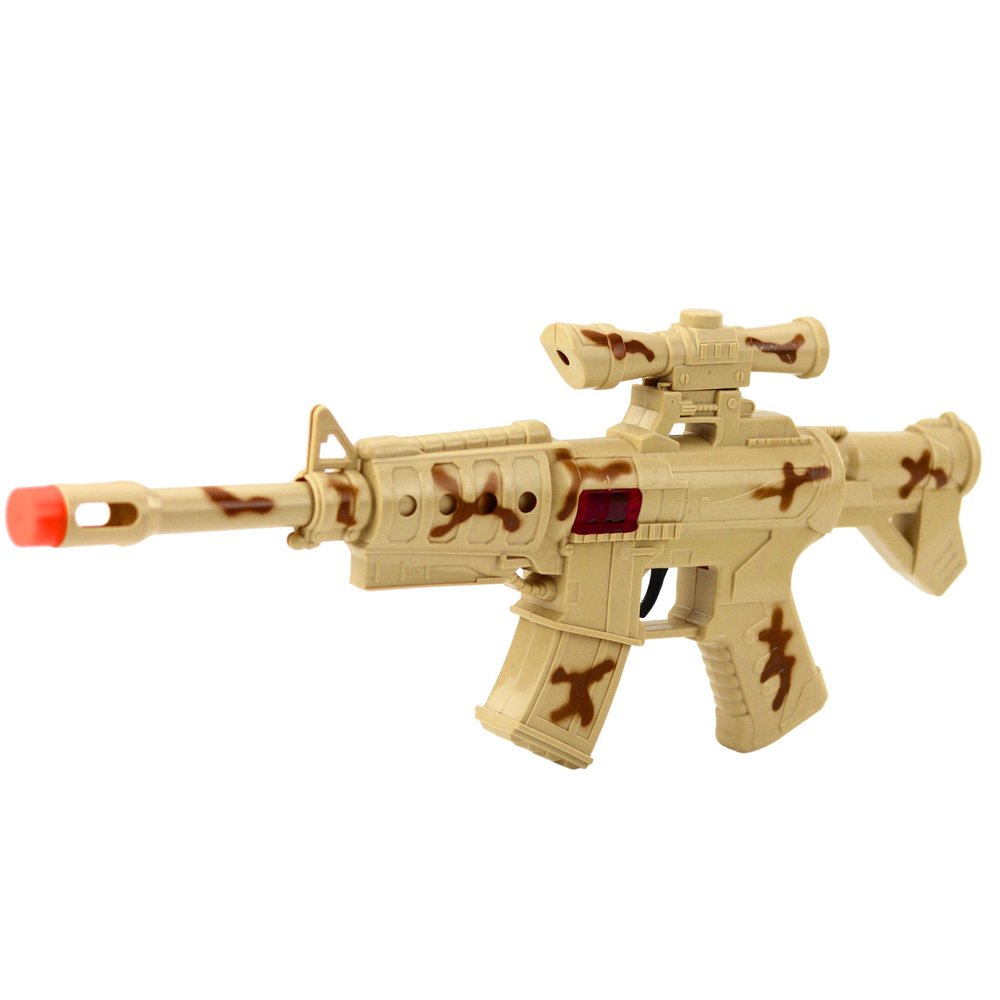LEAN Toys Dětský vojenský set s karabinou a doplňky — Detail