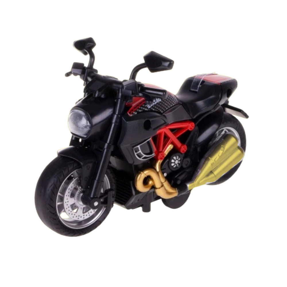 DIY Motocykl LEAN Toys 1:14 z Kovu a Plastu — Detail modelu